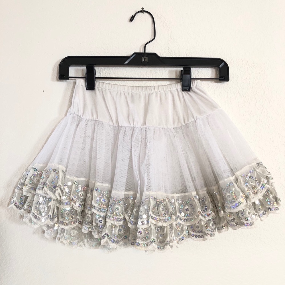 5 for $25 ⭐️ Sequin Hem Petticoat Skirt 🎃 Costume Skirt